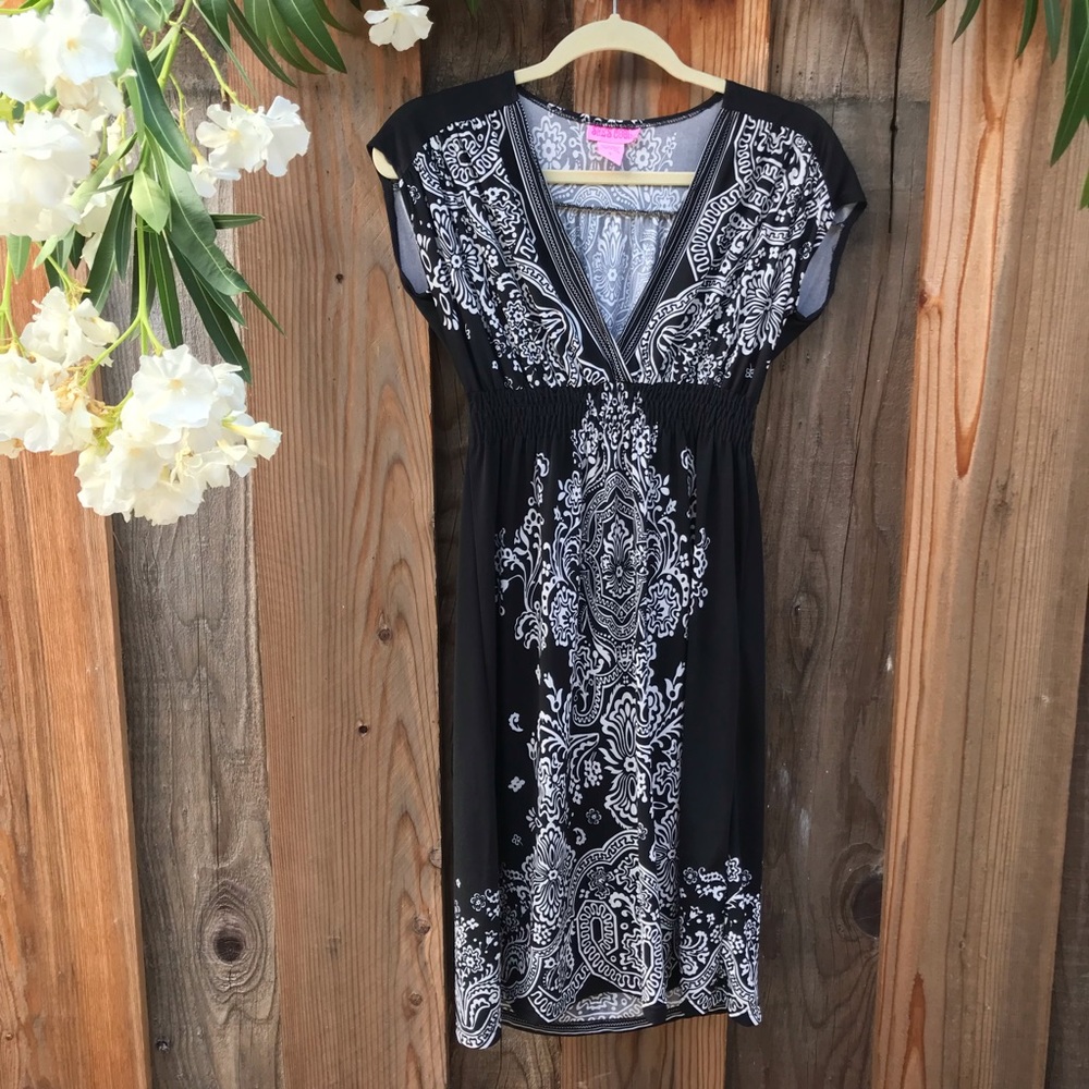 She’s Cool Black & White Dress